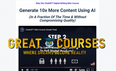 Ship 30's ChatGPT Digital Writing Mini-Course - Free Download Ship 30 For 30