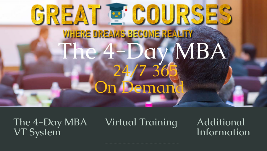 The 4-Day MBA VT System By Keith Cunningham - Free Download Course