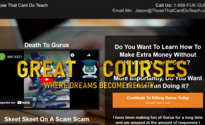 Those That Cant Do Teach By Jason A Guru - Free Download Course