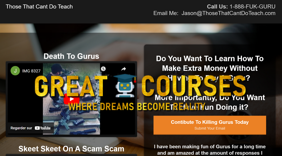 Those That Cant Do Teach By Jason A Guru - Free Download Course