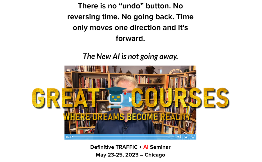 Definitive Traffic Seminar 2023 + AI Seminar By Perry Marshall - Free Download