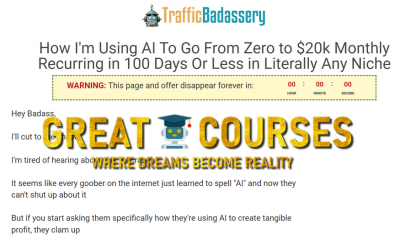 Traffic Badassery Using AI By Robert Stukes – Free Download Course