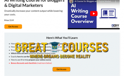 Geoff Cudd – AI Writing Course for Bloggers & Digital Marketers