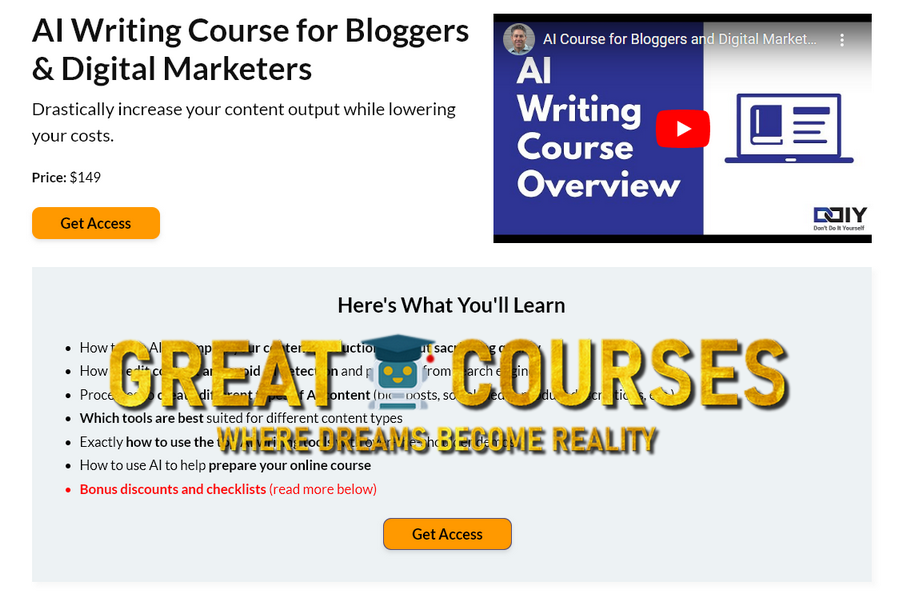 Geoff Cudd – AI Writing Course for Bloggers & Digital Marketers