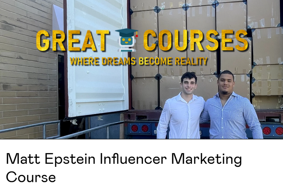 Influencer Marketing Course By Matt Epstein
