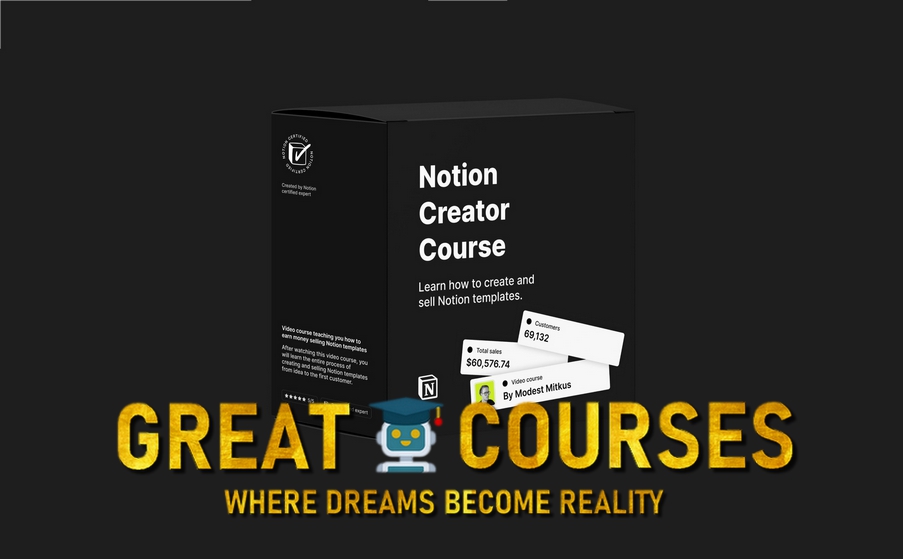 Notion Creator Course By Modest Mitkus