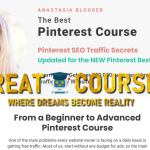Pinterest SEO Traffic Secrets By Anastasia Blogger