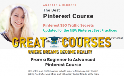Pinterest SEO Traffic Secrets By Anastasia Blogger