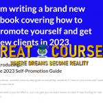 The 2023 Self-Promotion Guide By Jon Buchan