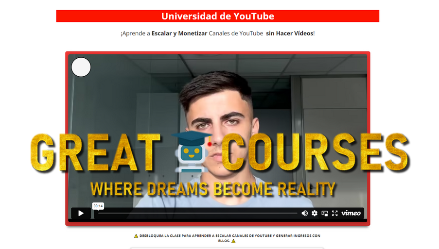 Curso Universidad De YouTube De Derek Chamizo