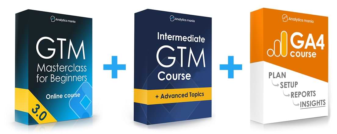 GA4 Course + Two Google Tag Manager Courses