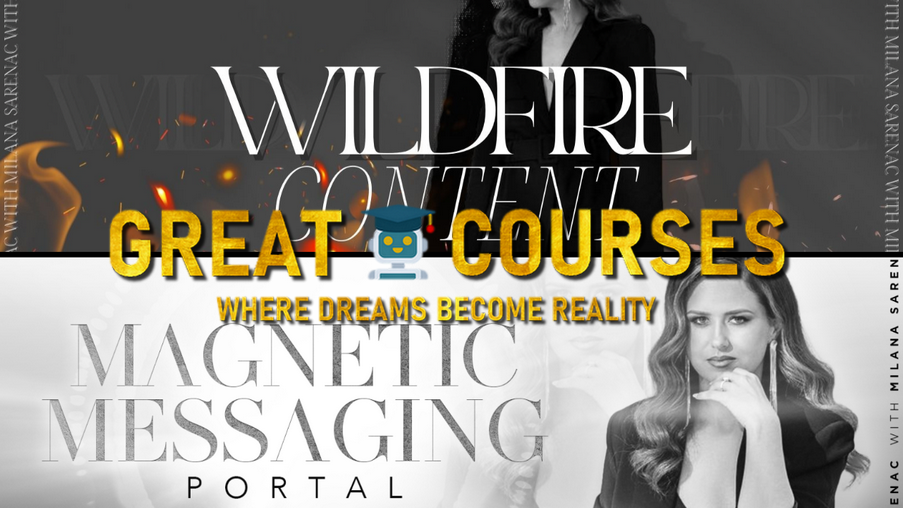 Magnetic Messaging Portal + Wildfire Content Bundle By Milana Sarenac