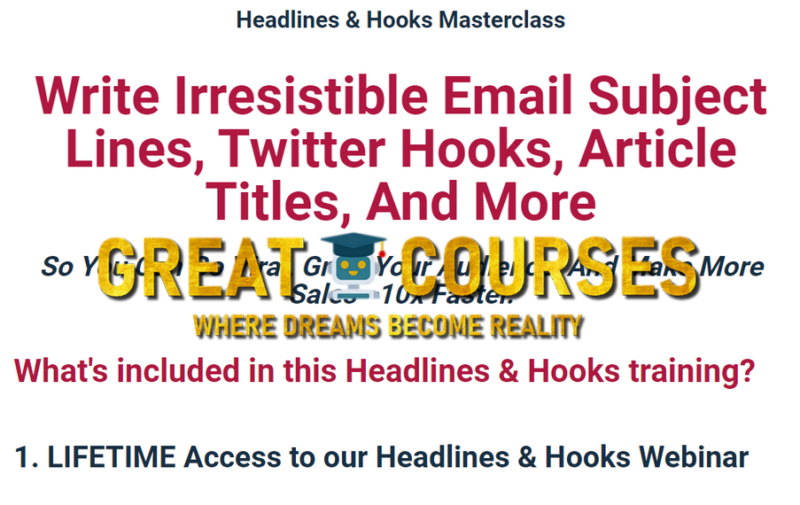 Headlines & Hooks Masterclass With ChatGPT