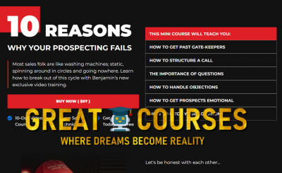10 Reasons Your Prospecting Fails By Benjamin Dennehy - Free Download