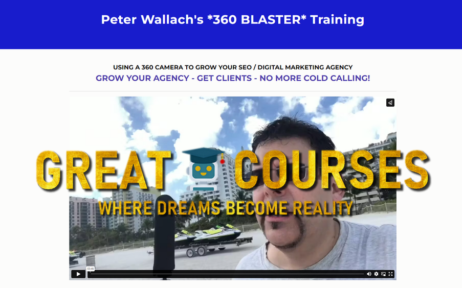 360 Blaster Training By Peter Wallach - Free Download Agency Course