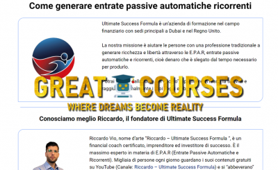 Ultimate Success Formula - Riccardo Vio