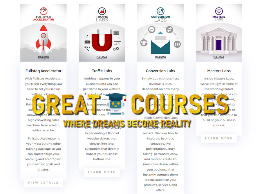 All Fullstaq Marketer Courses By Keala Kanae