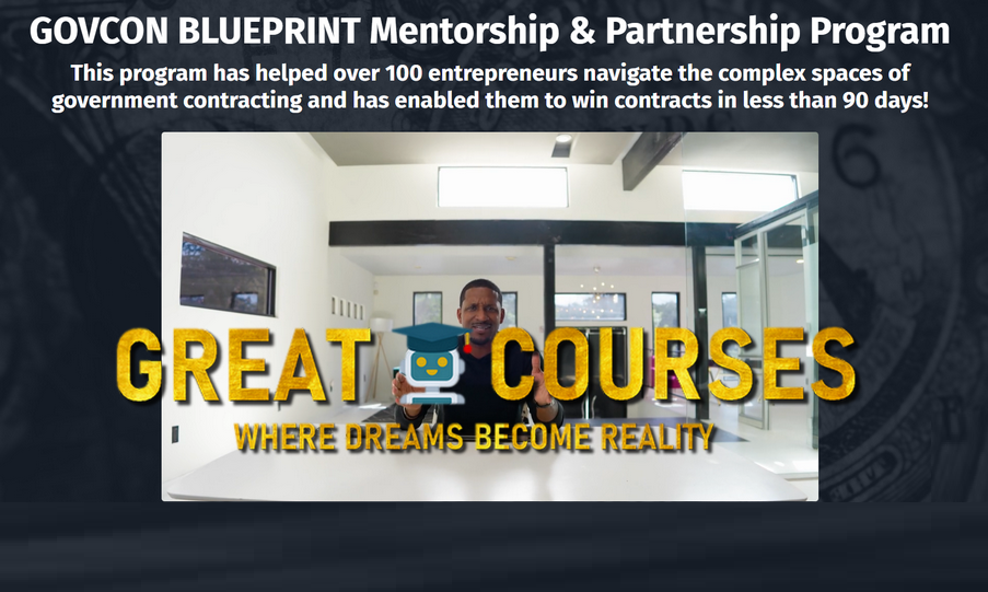 GovCon Blueprint Mentorship & Partnership Program By Fox Wade
