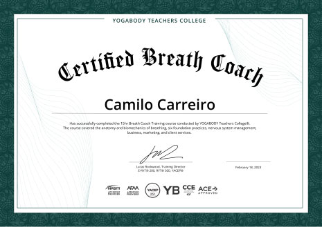 Become A Certified YOGABODY Breathing Coach By Lucas Rockwood