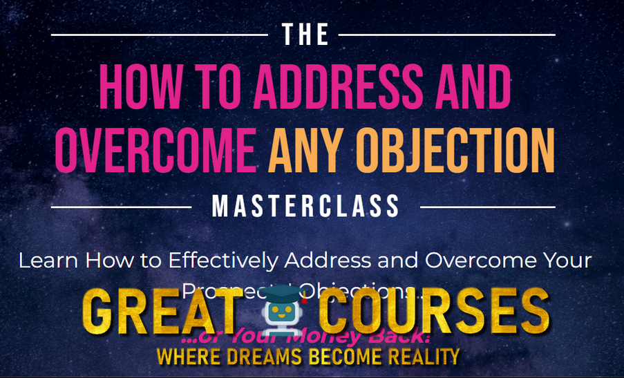 How To Address And Overcome Any Objection By James Wedmore – Free Download