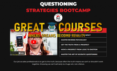 Questioning Strategies Bootcamp By Benjamin Dennehy - Free Download