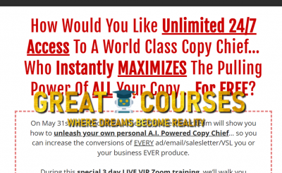 The AI Copy Chief Training By Stefan Georgi - Free Download