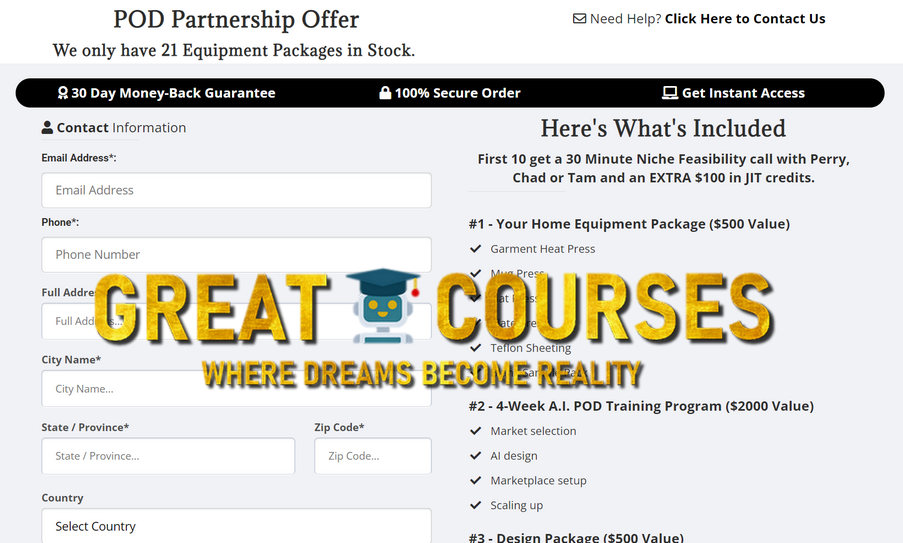 POD Using AI - POD Partnership Offer By Perry Belcher - Free Download