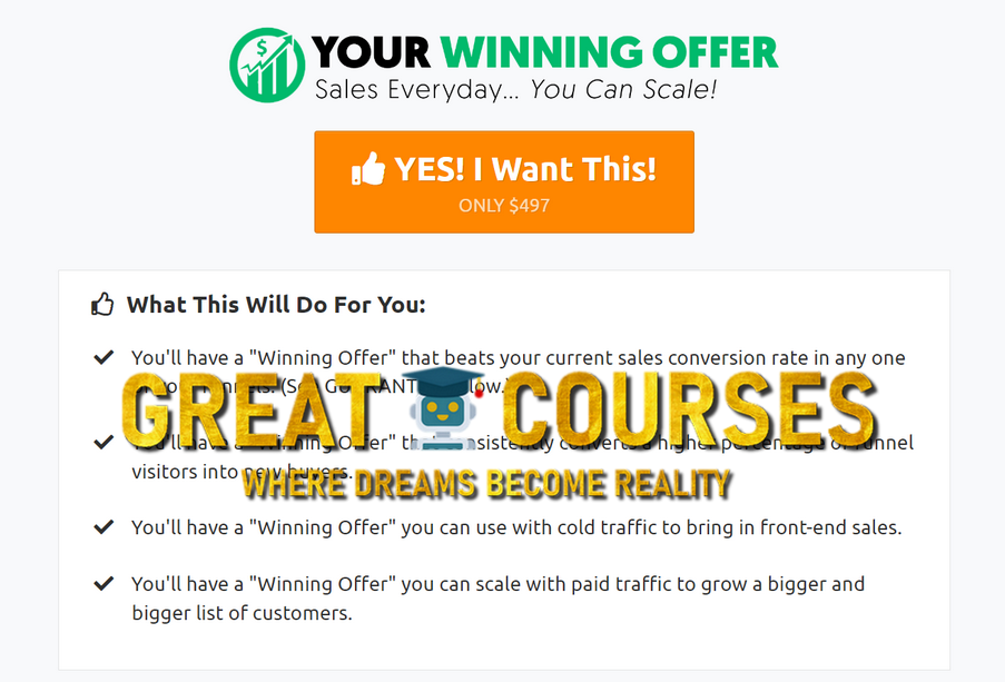 Your Winning Offer By Todd Brown – Free Download Course