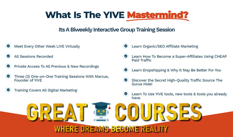 YIVE Mastermind By Marcus Cudd - Free Download Course