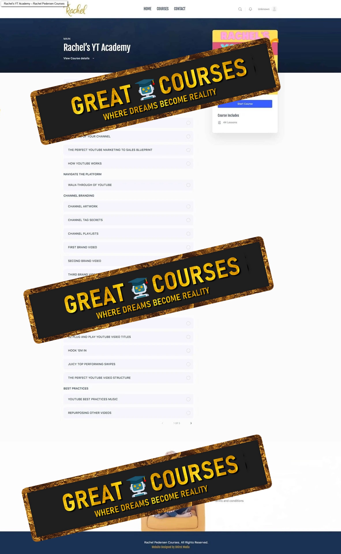 YouTube Academy By Rachel Pedersen – Free Download Course YouTube Academy By Rachel Pedersen – Free Download Course