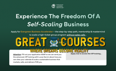 Evergreen Business Accelerator By Lucas Garvin - Free Download Course