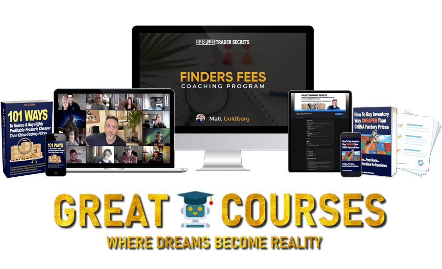 Finders Fees Coaching Program - Free Download Course Surplus Trader Secrets By Matt Goldberg