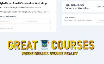 High-Ticket Email Conversion By Sean Anthony – Free Download Workshop
