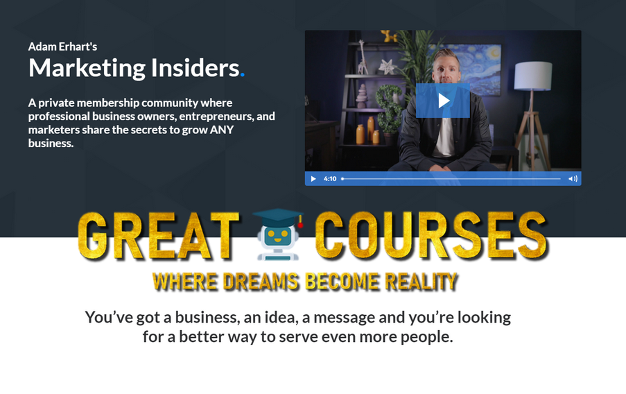 Marketing Insiders Membership By Adam Erhart - Free Download Courses