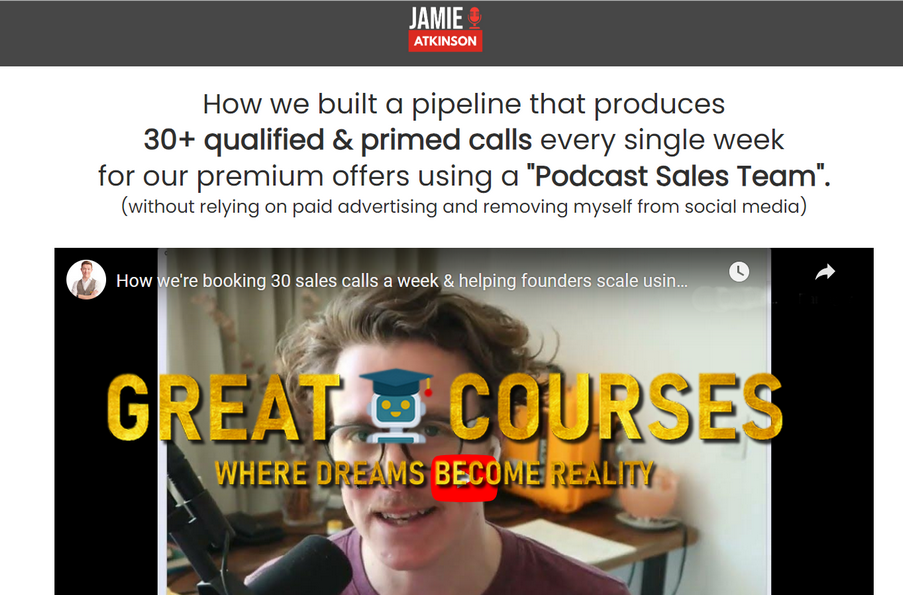 6-Figure Podcast Program By Jamie Atkinson - Free Download Course