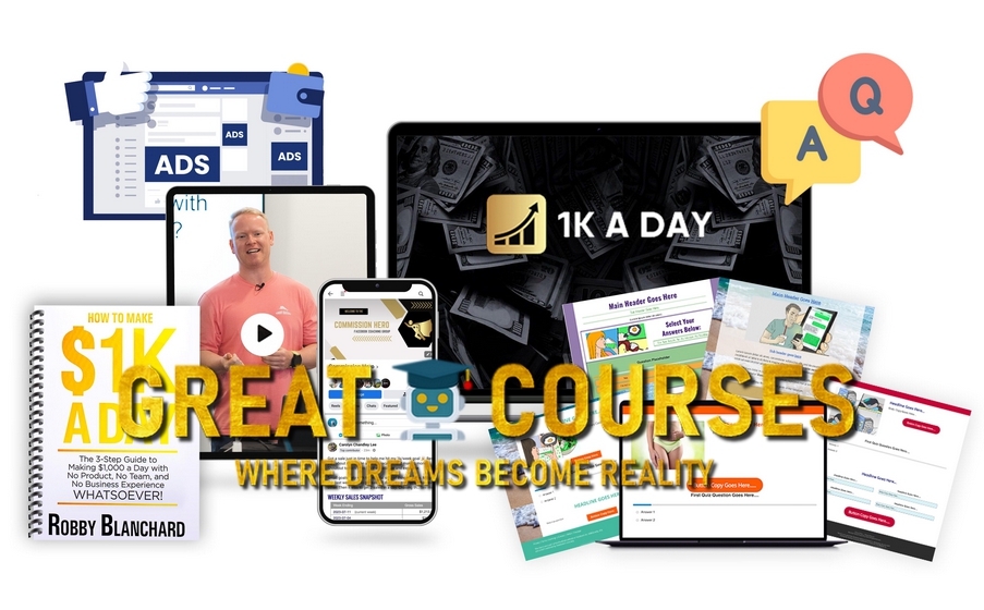 1K A Day By Robby Blanchard - Free Download Cash In With ClickBank