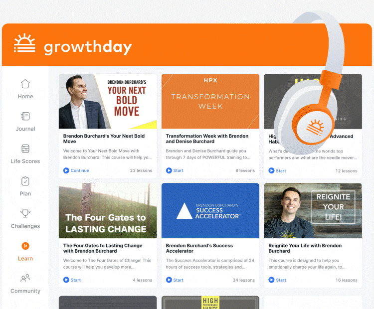 GrowthDay By Brendon Burchard - All Courses Collection - Free Download