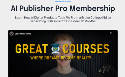 AI Publisher Pro By Joe Popelas - Free Download Course - Professional Membership