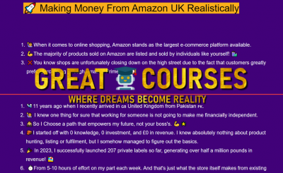 £0 To Full-Time Amazon Selling Course By Zain Shah – Free Download