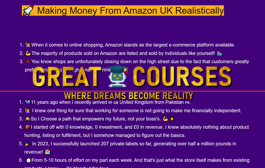 £0 To Full-Time Amazon Selling Course By Zain Shah – Free Download
