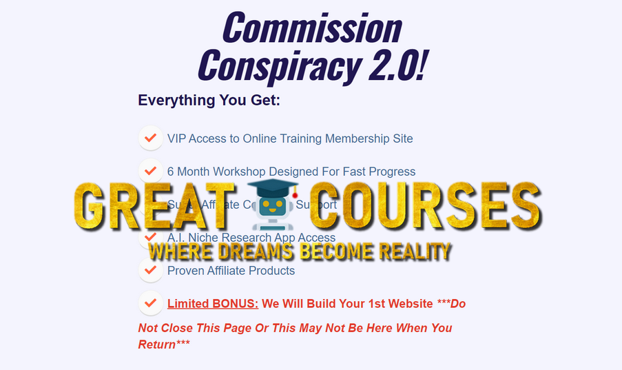 Commission Conspiracy 2.0 By Jason Caluori & Donothan Gamble - Free Download Course