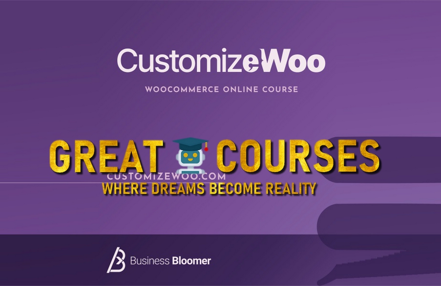 CustomizeWoo PRO By Business Bloomer - Rodolfo Melogli - Free Download WooCommerce Course Bundle CustomizeWoo PRO By Business Bloomer - Rodolfo Melogli - Free Download WooCommerce Course Bundle