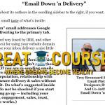 Email Down ’n Delivery By Troy Broussard & Ben Settle - Free Download Course + PDF Transcripts