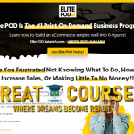 Elite POD By Jesse Anselm - Free Download Print On Demand Course - Jesse Teaches