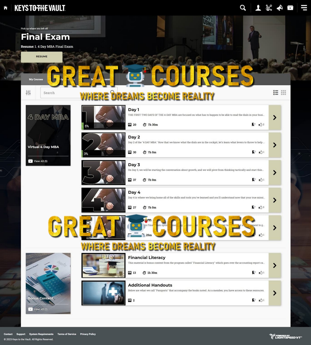 The 4-Day MBA VT System By Keith Cunningham Proof The 4-Day MBA VT System By Keith Cunningham Proof