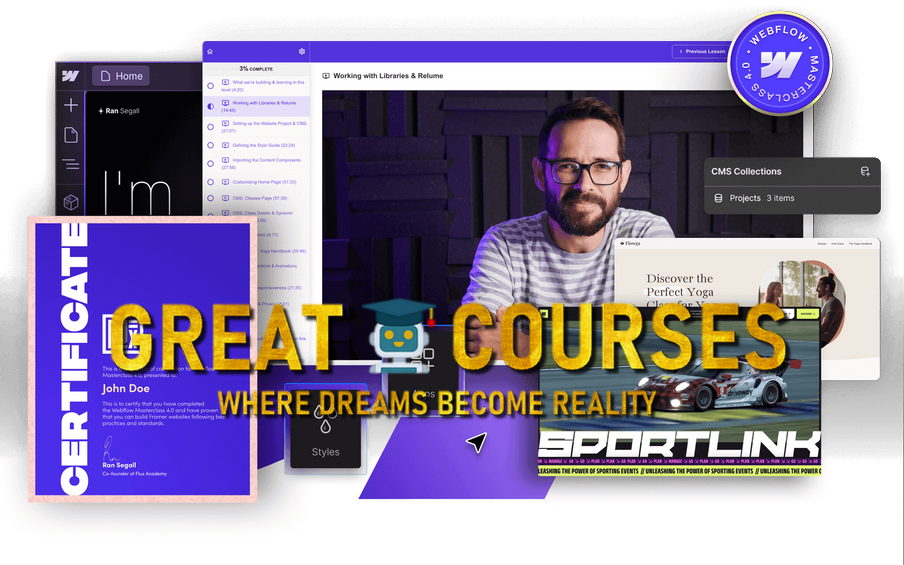 The Webflow Masterclass 4.0 PRO By Ran Segall - Flux Academy - Free Download The Webflow Masterclass 4.0 PRO By Ran Segall - Flux Academy - Free Download