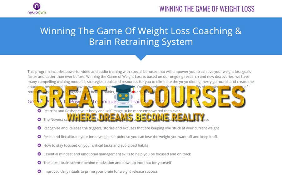 Winning The Game Of Weight Loss By John Assaraf – Free Download Course Winning The Game Of Weight Loss By John Assaraf – Free Download Course