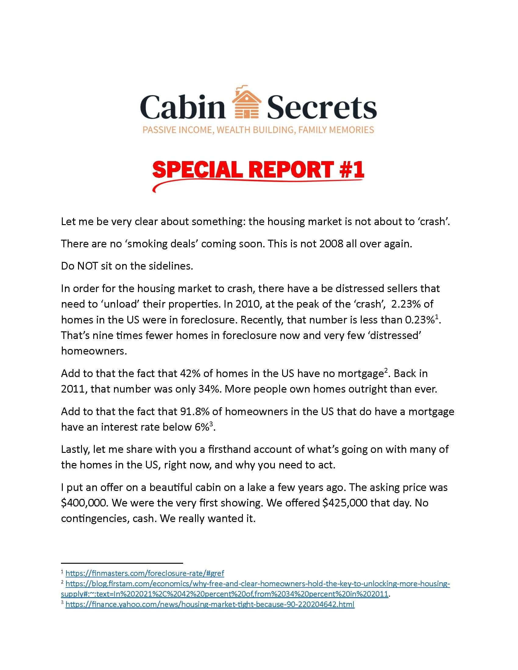 Cabin Secrets By Dana Derricks - Free Download Course