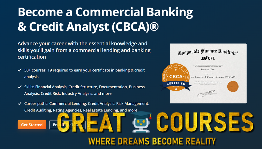Become Commercial Banking & Credit Analyst By CFI Institute - Free Download CBCA Course - Corporate Finance Institute