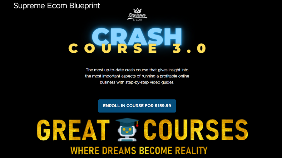 Crash Course 3.0 By Alex AC Hampton - Free Download Supreme Ecom